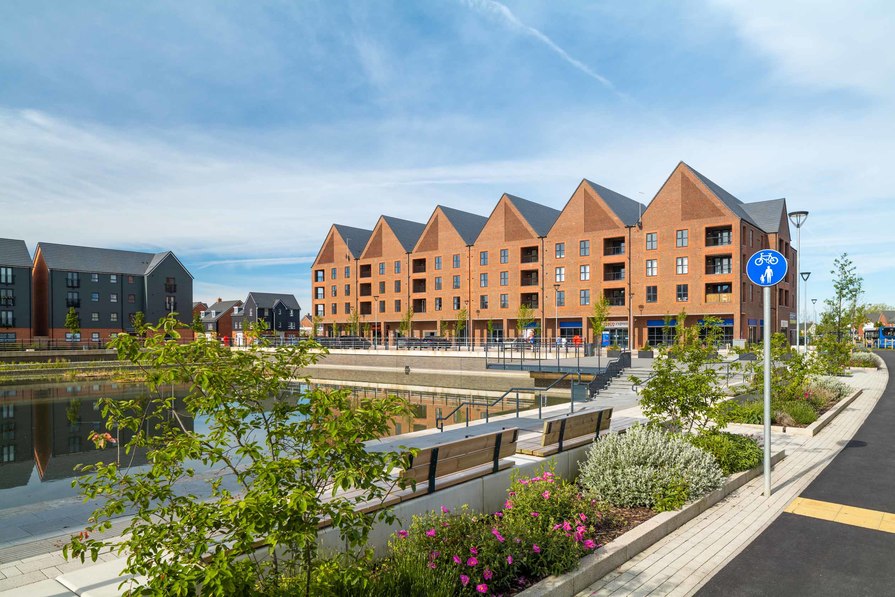 Canal Quarter at Kingsbrook, Aylesbury, Buckinghamshire — photo 1